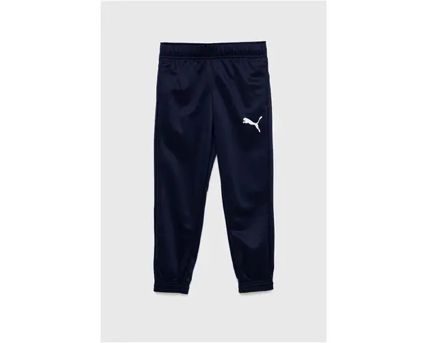 Puma pantaloni de trening pentru copii ACTIVE Tricot Pants cl B culoarea albastru marin, neted