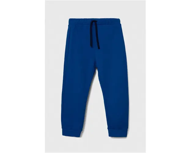 United Colors of Benetton pantaloni de trening din bumbac pentru copii neted