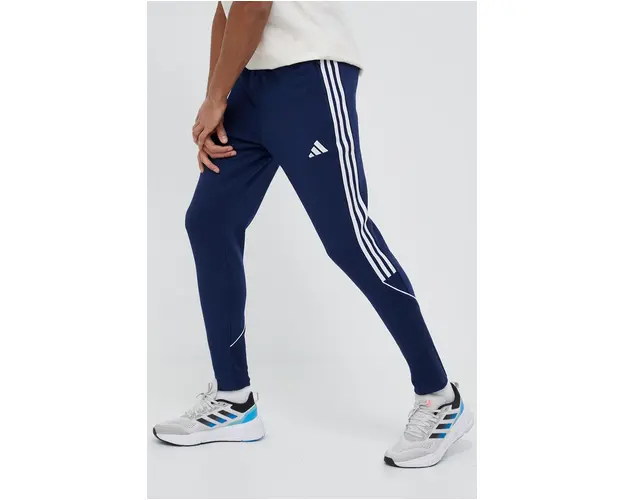 adidas Performance pantaloni de trening culoarea albastru marin, modelator