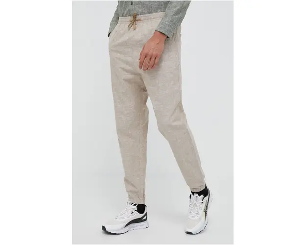 Jack Wolfskin pantaloni barbati, culoarea bej
