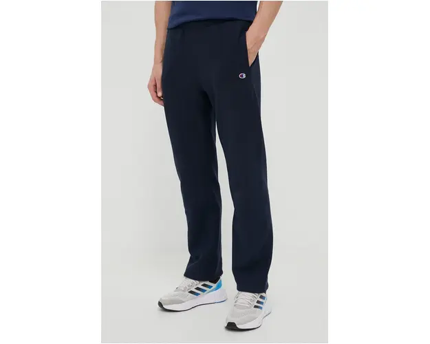 Champion pantaloni de trening culoarea bleumarin, uni 218637