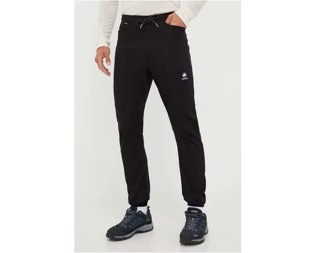 Mammut pantaloni de exterior Massone culoarea negru