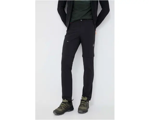 Mammut pantaloni de exterior Runbold Zip Off culoarea negru