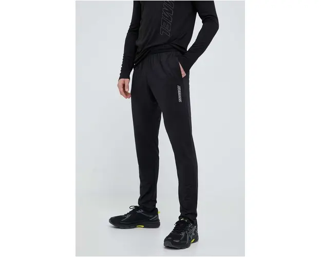 Hummel pantaloni de antrenament Strength culoarea negru, cu imprimeu