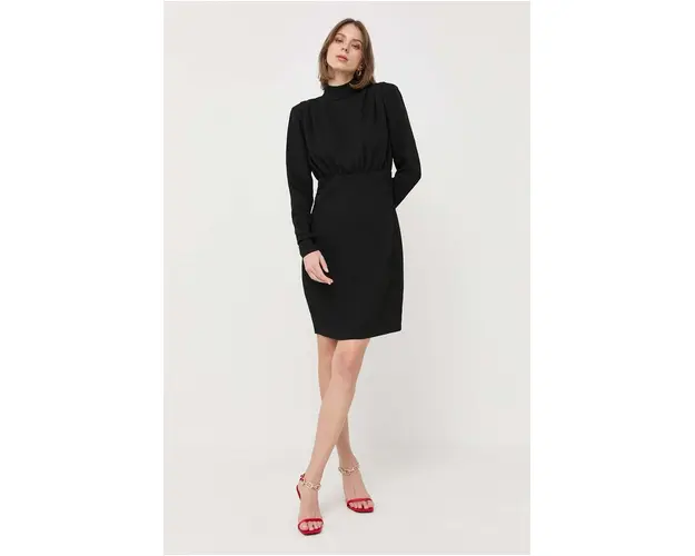 Notes du Nord rochie culoarea negru, mini, mulata