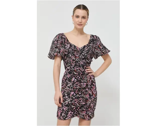 Notes du Nord rochie Fabiola Lurex mini, mulata