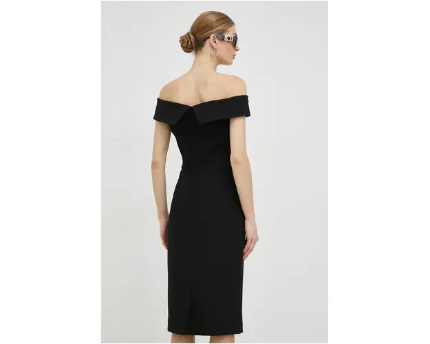 Ivy Oak rochie culoarea negru, mini, mulata IO1100X7089