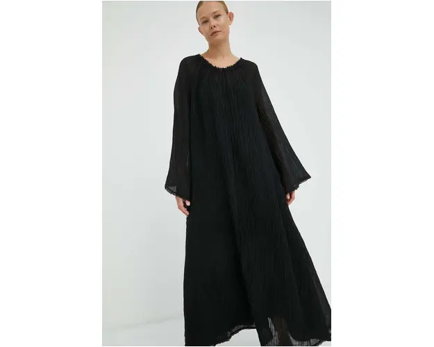 By Malene Birger rochie culoarea negru, maxi, oversize