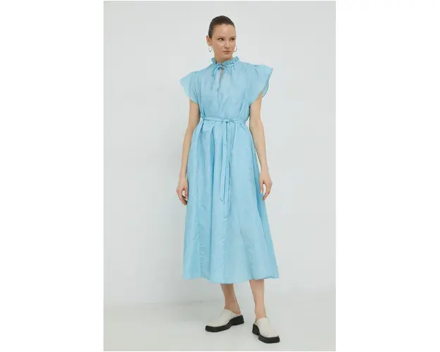 Samsoe Samsoe rochie maxi, evazati