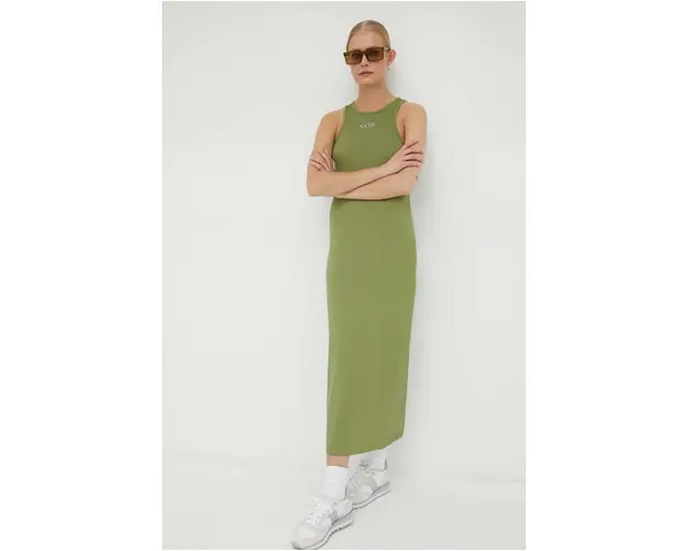 Résumé rochie culoarea verde, midi, mulata