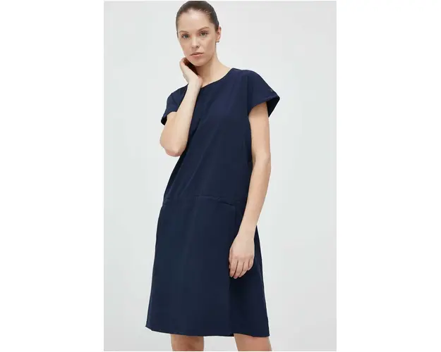 Helly Hansen rochie culoarea bleumarin, mini, drept 34346