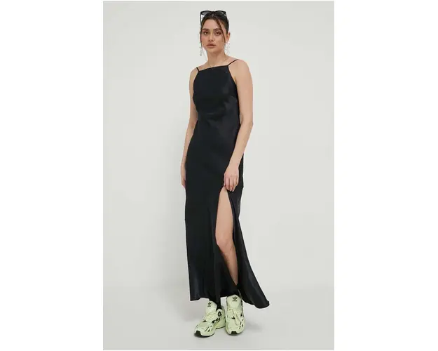Abercrombie & Fitch rochie culoarea negru, maxi, mulata