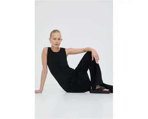 Day Birger et Mikkelsen rochie culoarea negru, mini, mulata
