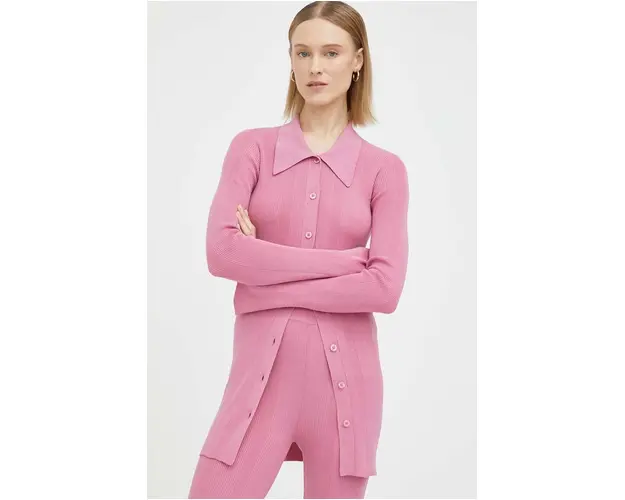 Remain cardigan femei, culoarea violet, light