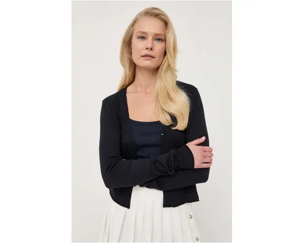Morgan cardigan femei, culoarea albastru marin, light