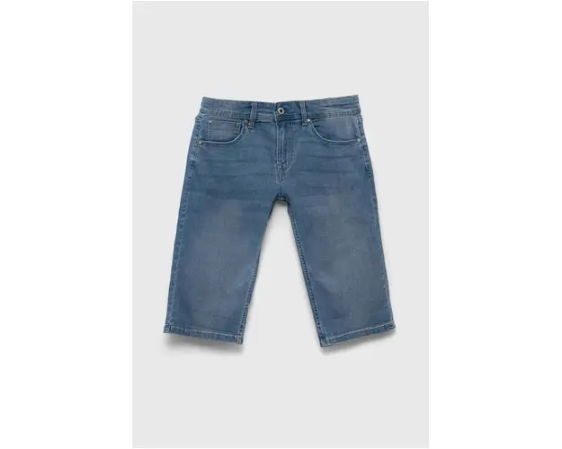 Pepe Jeans pantaloni scurti din denim pentru copii PJL BJ Denim talie reglabila