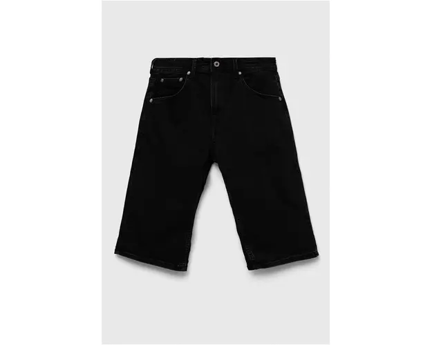 Pepe Jeans pantaloni scurti jeans talie reglabila