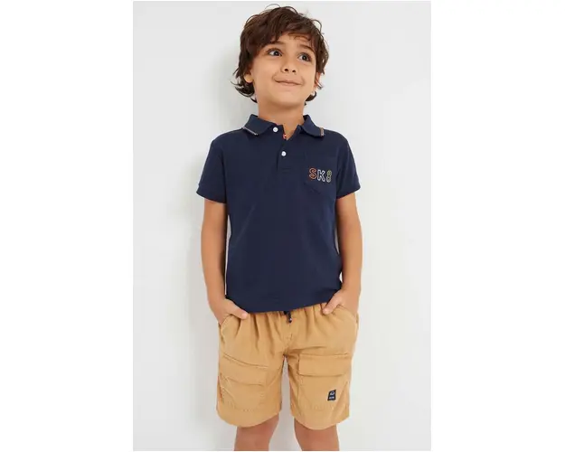 Mayoral pantaloni scurti copii culoarea portocaliu