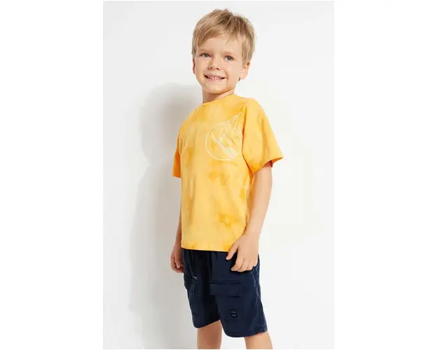 Mayoral pantaloni scurti copii culoarea albastru marin