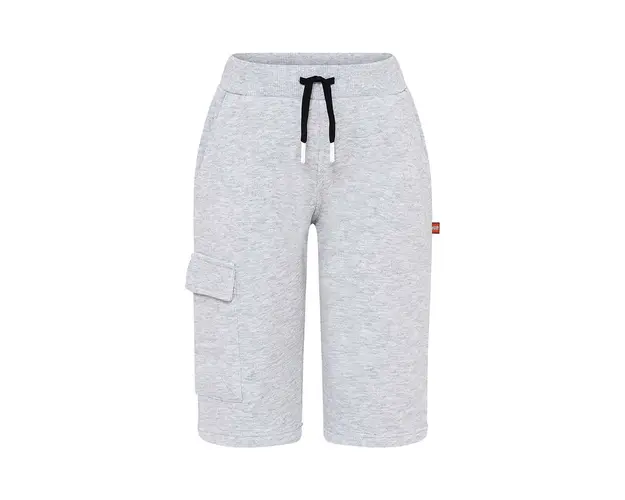 Lego pantaloni scurti copii culoarea gri, talie reglabila