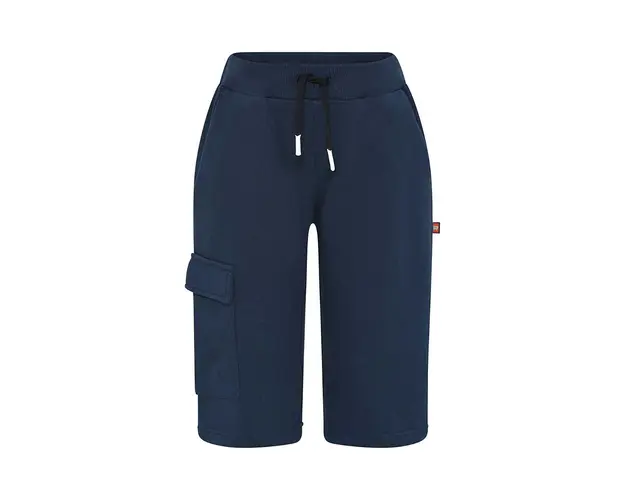 Lego pantaloni scurti copii culoarea albastru marin, talie reglabila