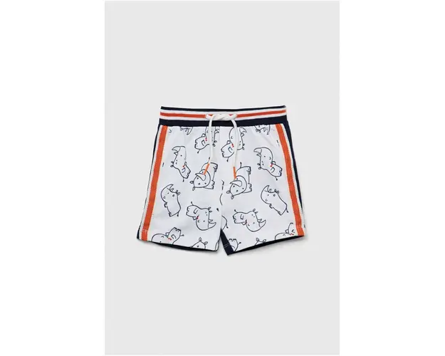 Birba&Trybeyond pantaloni scurti bebe culoarea albastru marin, talie reglabila
