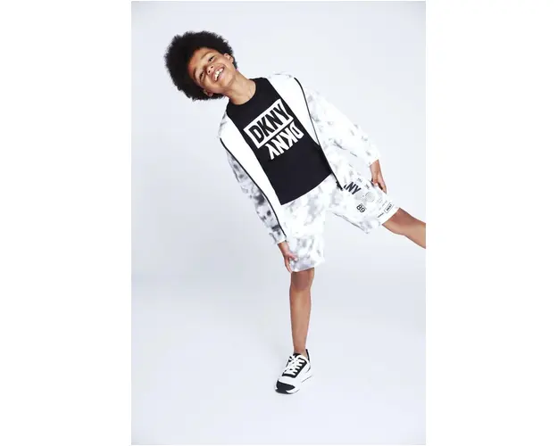 Dkny pantaloni scurti copii culoarea alb