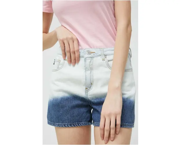 Love Moschino pantaloni scurti jeans femei, modelator, high waist