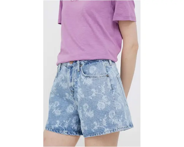 Pepe Jeans pantaloni scurti femei, modelator, high waist