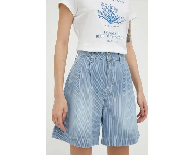 Mustang pantaloni scurti jeans femei, modelator, high waist
