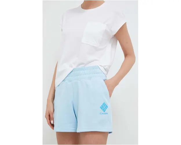Columbia pantaloni scurti femei, neted, high waist