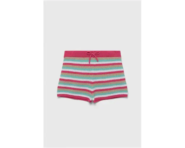 United Colors of Benetton pantaloni scurti copii culoarea roz, modelator
