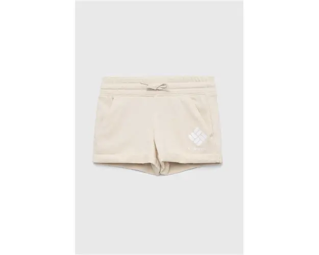 Columbia pantaloni scurti copii Columbia Trek French Terry Short culoarea bej, neted, talie reglabila