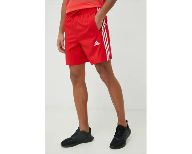 adidas pantaloni scurti de antrenament Essentials Chelsea culoarea rosu IC1486