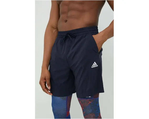 adidas pantaloni scurti de antrenament Chelsea barbati, culoarea bleumarin IC9393