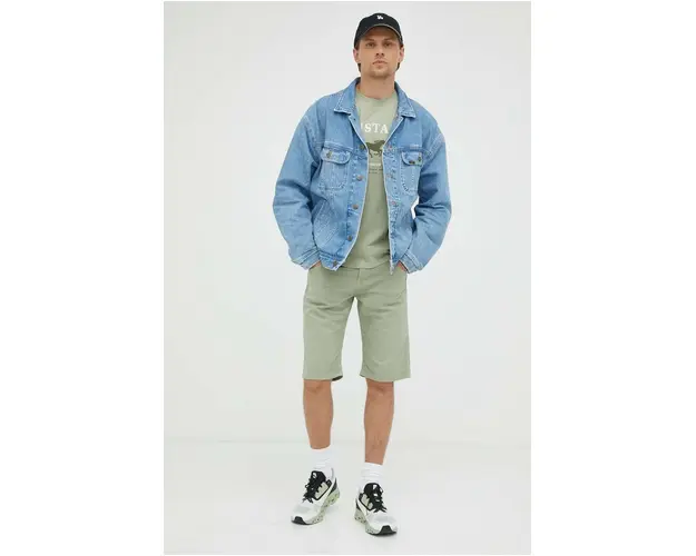 Mustang pantaloni scurti barbati, culoarea verde