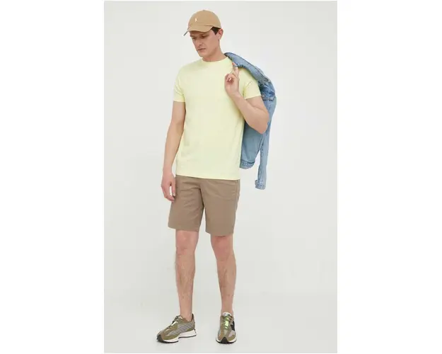 United Colors of Benetton pantaloni scurti barbati, culoarea maro