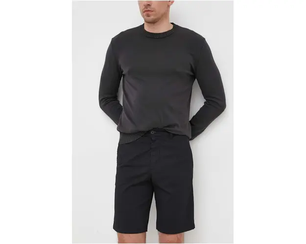 United Colors of Benetton pantaloni scurti barbati, culoarea negru