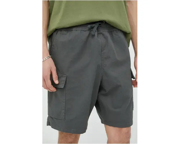 Levi's pantaloni scurti din amestec de in culoarea gri