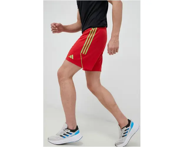 adidas Performance pantaloni scurti de antrenament Tiro 23 culoarea rosu IB8090