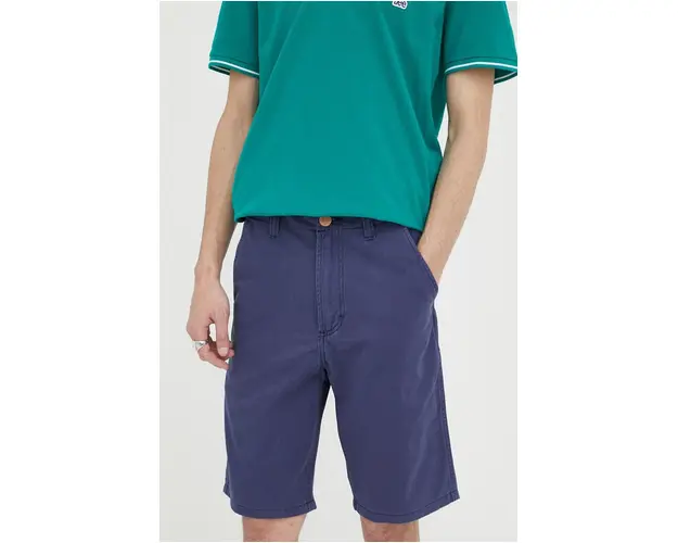 Wrangler pantaloni scurti din bumbac culoarea violet