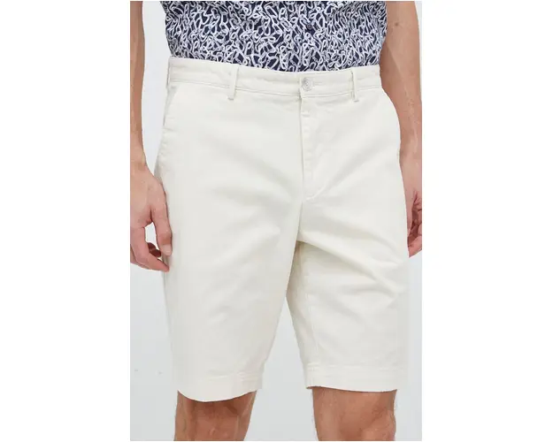 BOSS pantaloni scurti barbati, culoarea bej 50487993