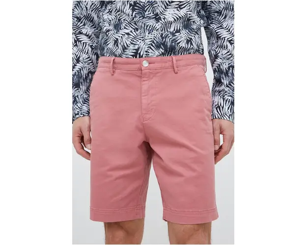 BOSS pantaloni scurti barbati, culoarea roz 50487993