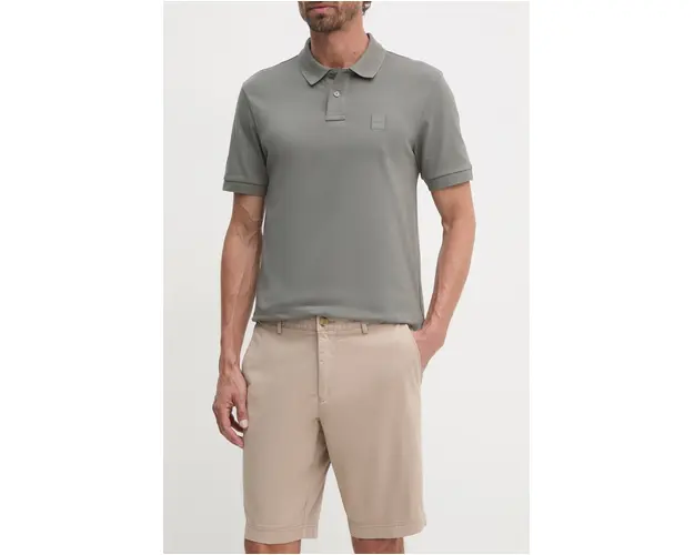 BOSS pantaloni scurti barbati, culoarea alb, 50487993