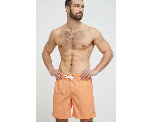 DC pantaloni scurti barbati, culoarea portocaliu