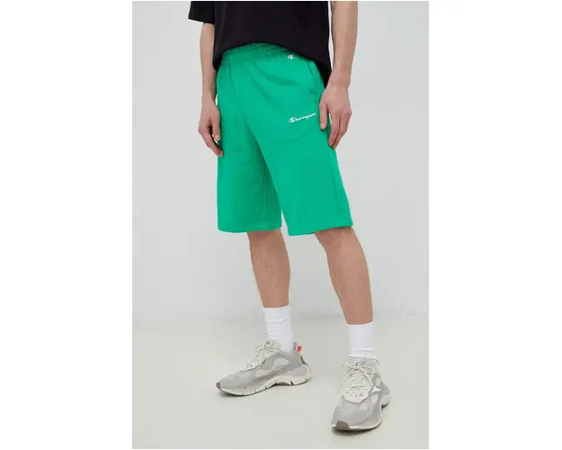 Champion pantaloni scurti barbati, culoarea verde