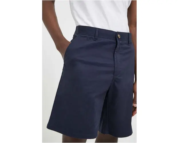 Les Deux pantaloni scurti barbati, culoarea albastru marin