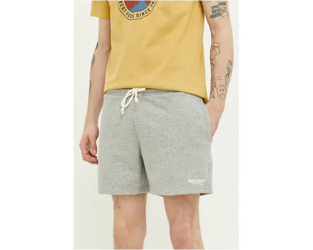 Protest pantaloni scurti barbati, culoarea gri