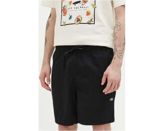 Dickies pantaloni scurti din bumbac culoarea negru