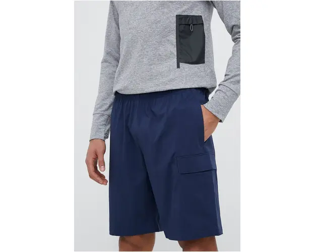 New Balance pantaloni scurti barbati, culoarea albastru marin